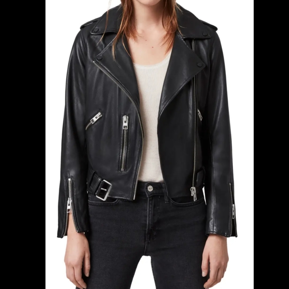 All Saints Balfern Leather Jacket